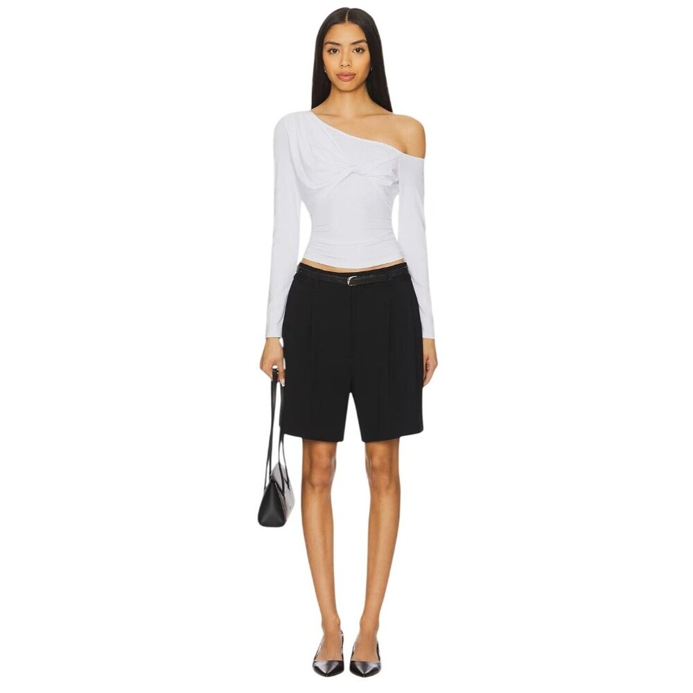 ASTR the Label Kora Top in White Small New Womens Long Sleeve Tee - Picture 4 of 11